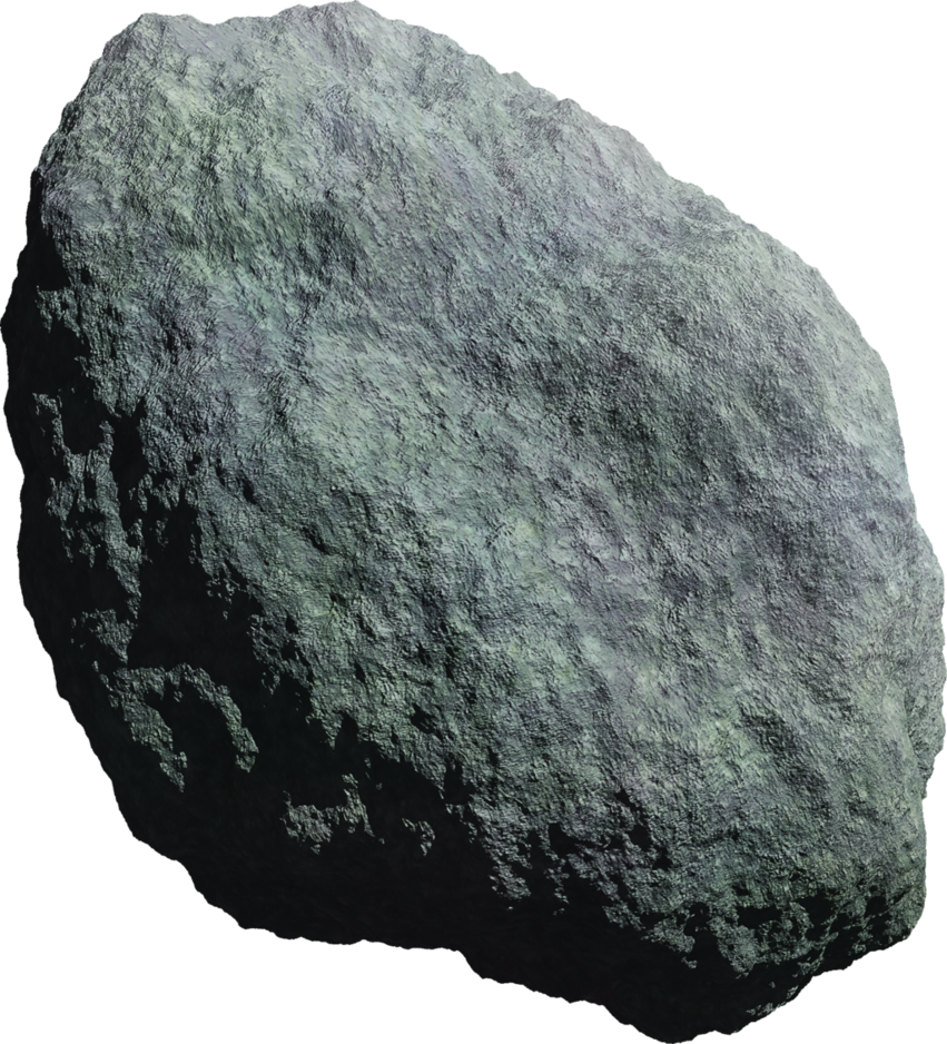 A picture of an asteroid.